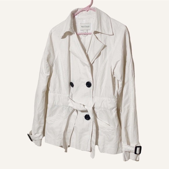 White House Black Market Lightweight Trench - Picture 2 of 11